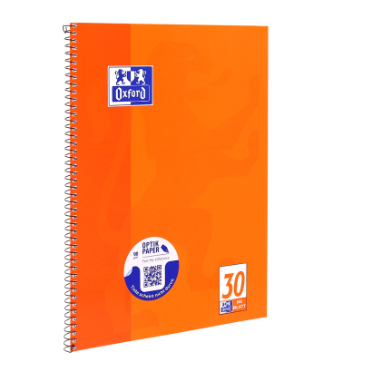 Oxford Collegeblock DIN A4+ blanko 80 Blatt 90 g/m² Orange