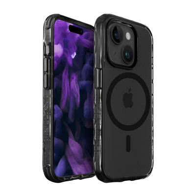 LAUT Crystal Matter X Cover für Apple iPhone 15 Plus 6,7″ Schwarz - Transparent