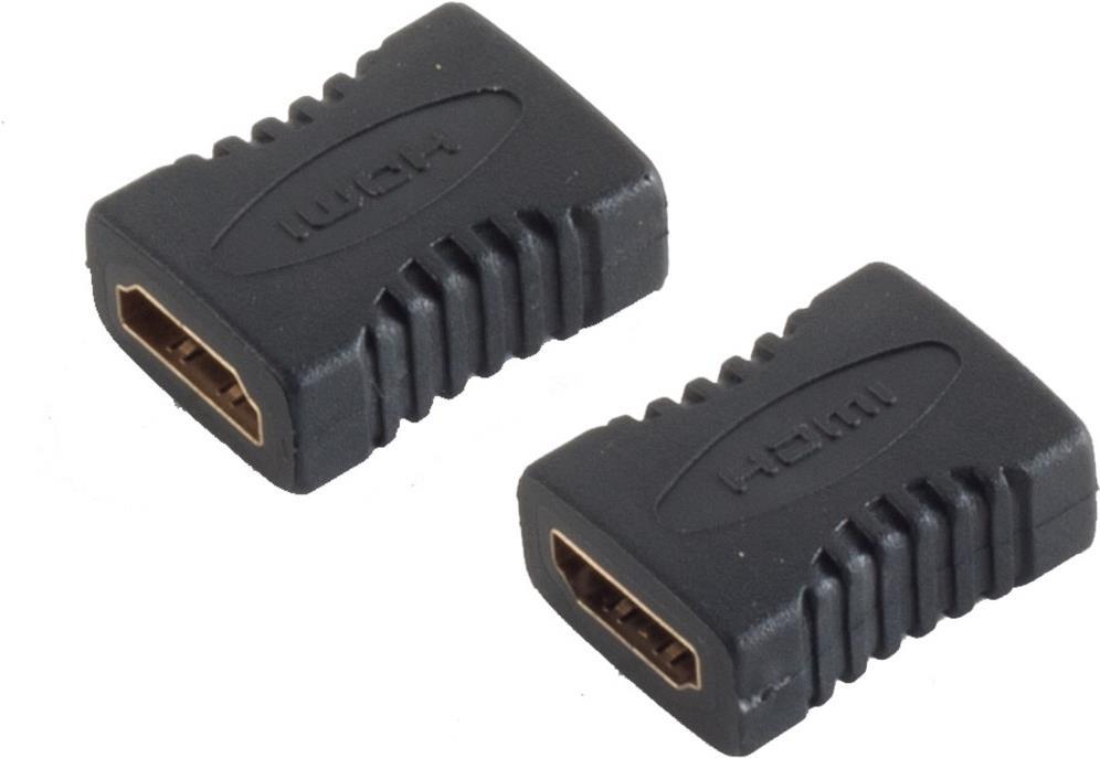 ShiverPeaks S/CONN maximum connectivity Adapter, HDMI-Kupplung auf HDMI-Kupplung, vergoldete Kontakte, 4K2K kompatibel (77409)