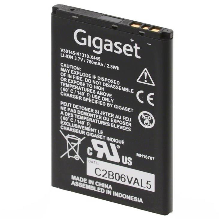 Gigaset D Serie V30145-K1310-X445 Akku 750 mAh Schwarz
