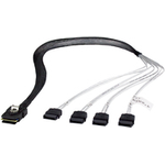 Fantec SRC- MINI SRC-mini SAS - 4x SATA Kabel, 6 Gbits, 0.7 m (2166)