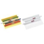 herlitz Buchschutzfolie, 400 mm x 5 m, PP, transparent nicht selbstklebend (5105101)