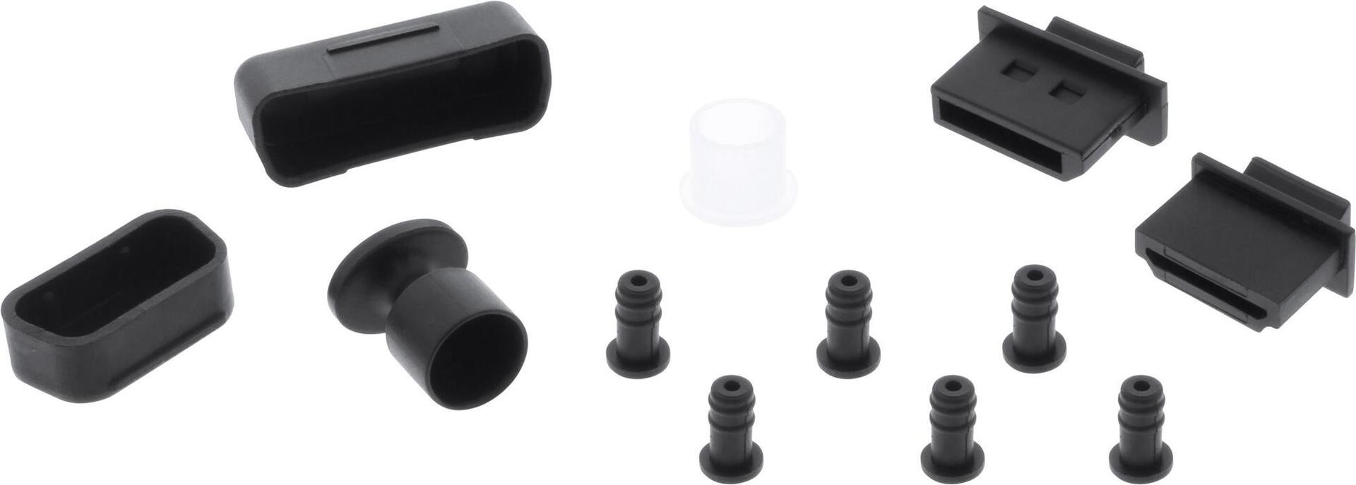 InLine Staubschutz-Set,für Audio/Video-Schnittstellen,12Teil (59941H)