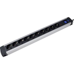 as - Schwabe 18360 Überspannungsschutz-Steckdosenleiste Schwarz/Silber Schutzkontakt (18360)