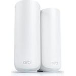 Netgear Orbi 370 Serie Dual-Band WiFi 7 Mesh 2er Pack, Access Point (weiß, 2 Access Points) (RBE372-100EUS)