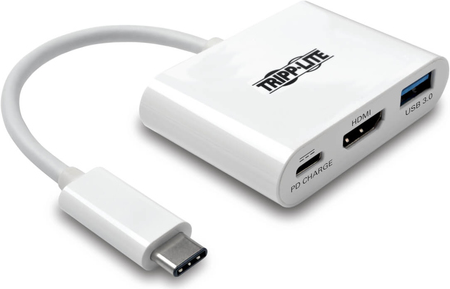 Eaton PowerWare Eaton Tripplite Series USB-C to HDMI Adapter with USB-A Port (U444-06N-HU-C)