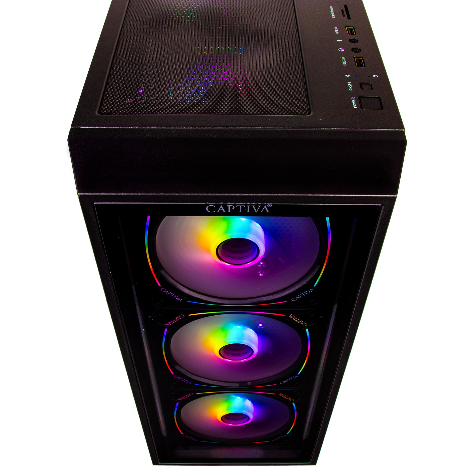 CAPTIVA Highend Gaming R90-436 Gaming PC AMD Ryzen 7 9700X NVIDIA GeForce RTX 5070 16 GB RAM 1 TB SSD Windows 11 Home Schwarz