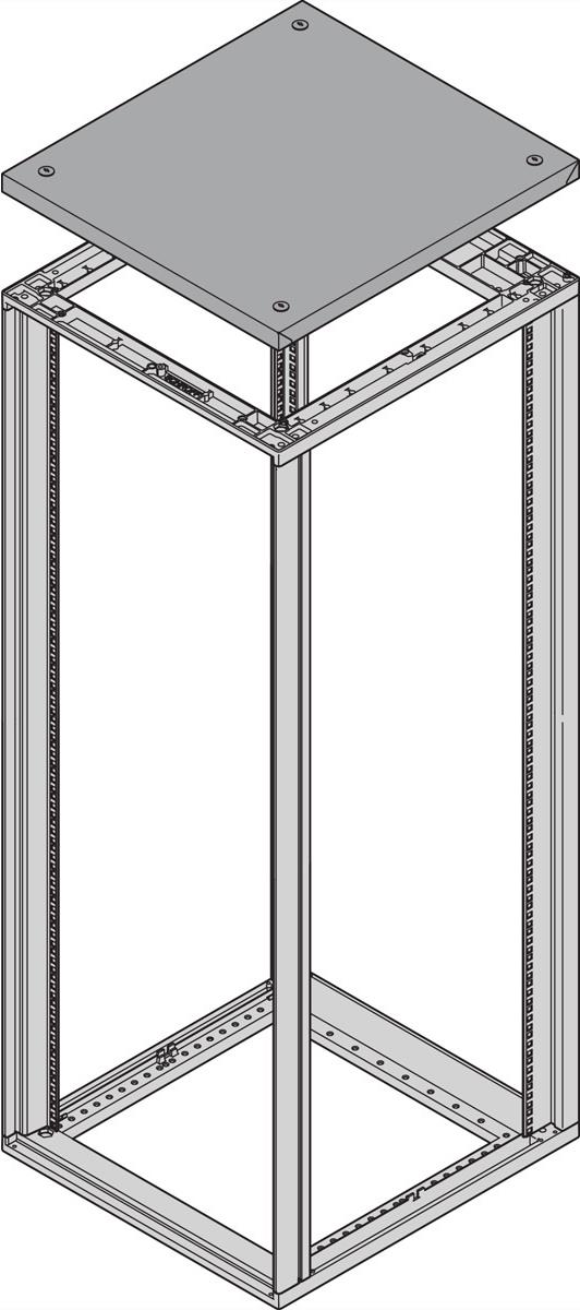 SCHROFF Dach angehoben - DACH ANGEHOBEN 800T RAL7021 (25230012)