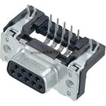 Harting D-SUB Buchsenleiste 90 ° Polzahl: 9 Löten 09 66 152 6612 1 St. (09 66 152 6612)
