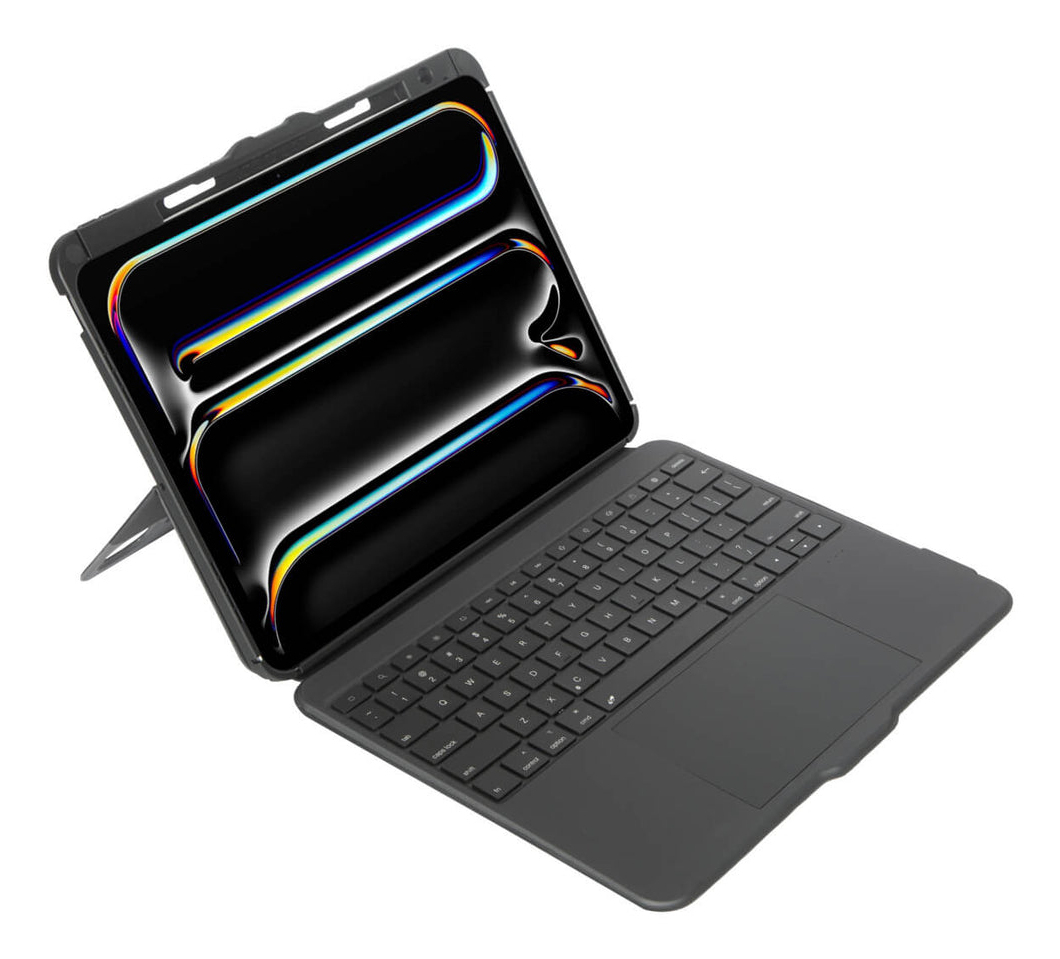 Targus VersaVu Tastatur und Foliohülle Spanisch Bluetooth Schwarz