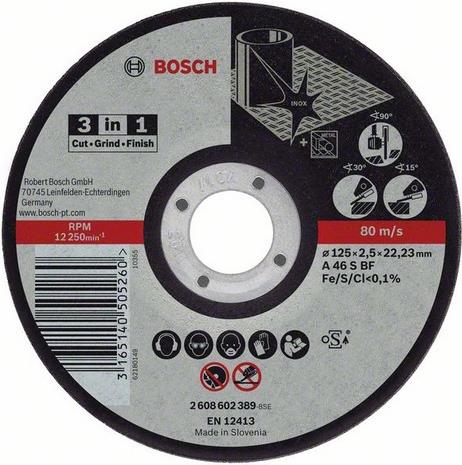 Bosch Accessories 2608602388 Trennscheibe gekröpft 115 mm 22.23 mm 1 St.