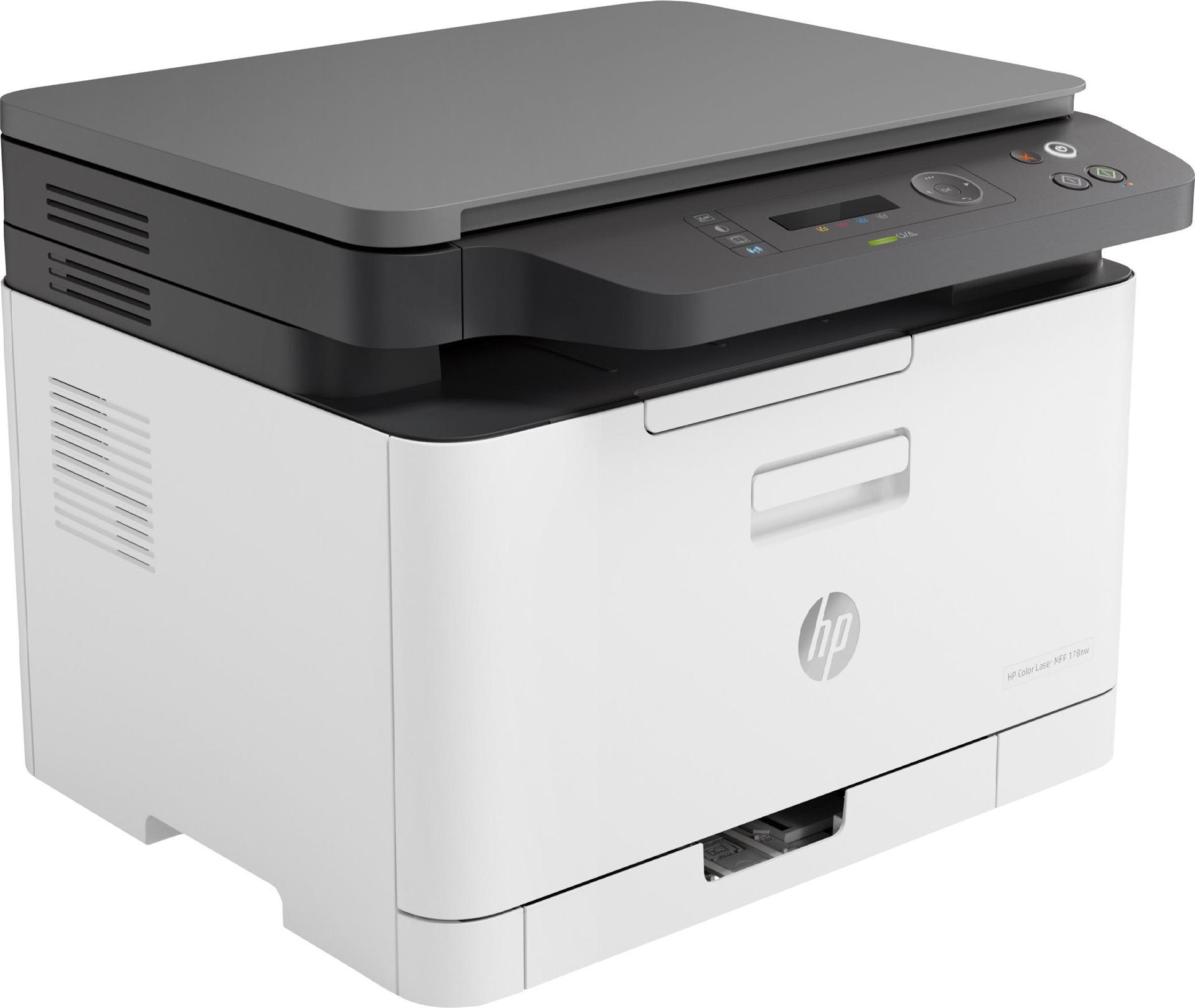 HP Color Laser MFP 178nw Multifunktionsdrucker Laser Farbe 600 x 600 DPI WLAN Grau, Weiß