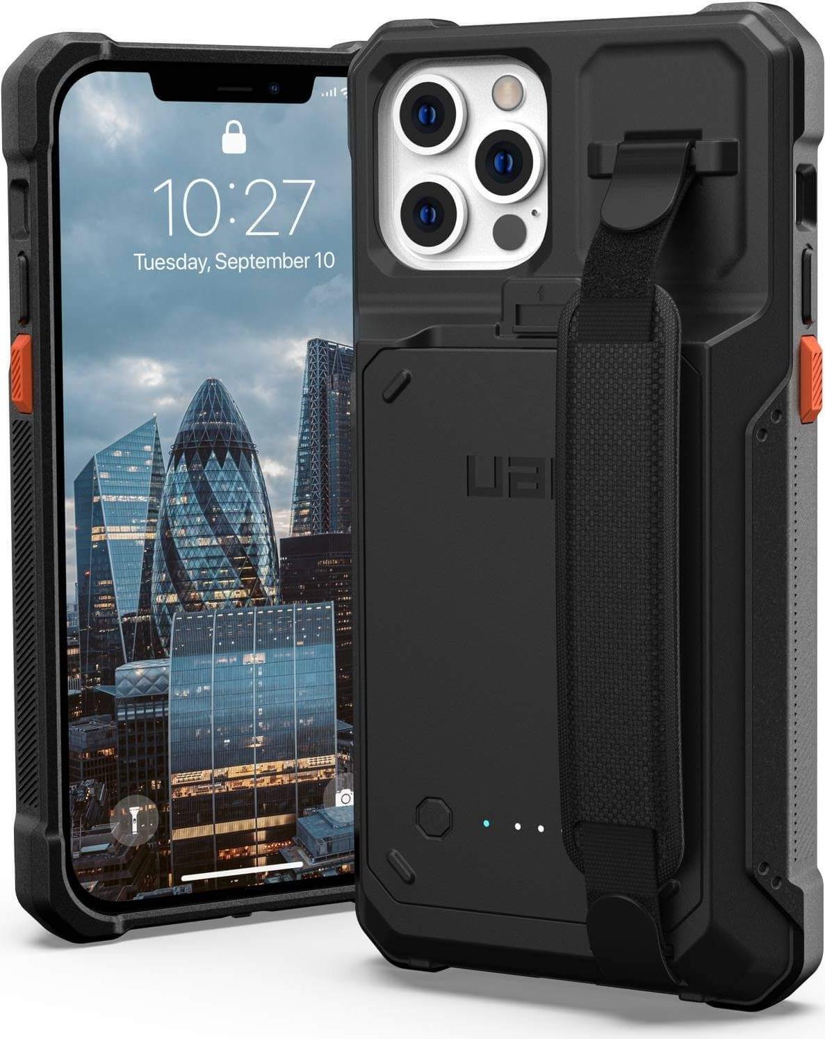 UAG Urban Armor Gear Workflow Battery Case | Apple iPhone 12/12 Pro | schwarz | bulk | 114012BW4040 (114012BW4040)