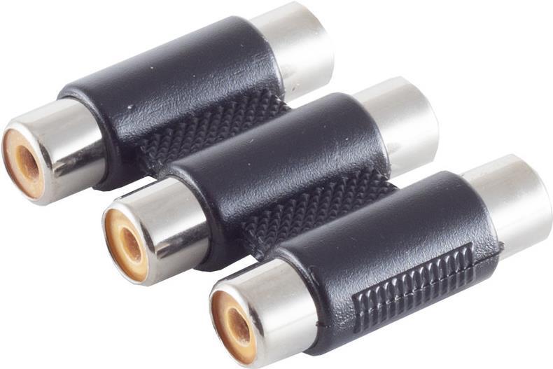 shiverpeaks BS57044 Videokabel-Adapter 3 x RCA (YPbPr) 3 x RCA Schwarz - Silber (BS57044)