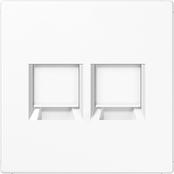 Jung Abdeckung 2-fach f.MJ WE AMP, Radiall LS1969-2WEWW (LS1969-2WEWW)