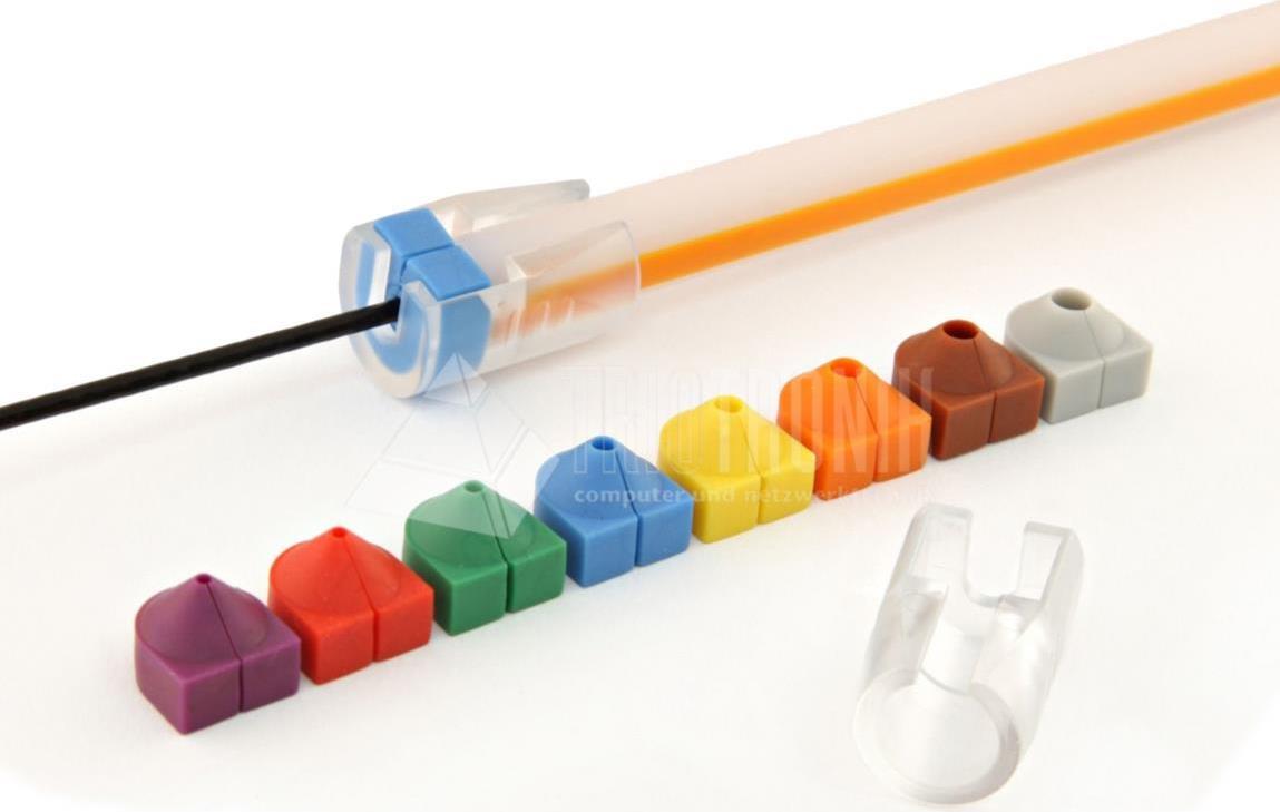 Lightwin Geteilte Einzelzugabdichtung für versch. Kabeldurchmesser, für 10mm Rohre FTTx (DC 10MM SEAL 2.5MM)