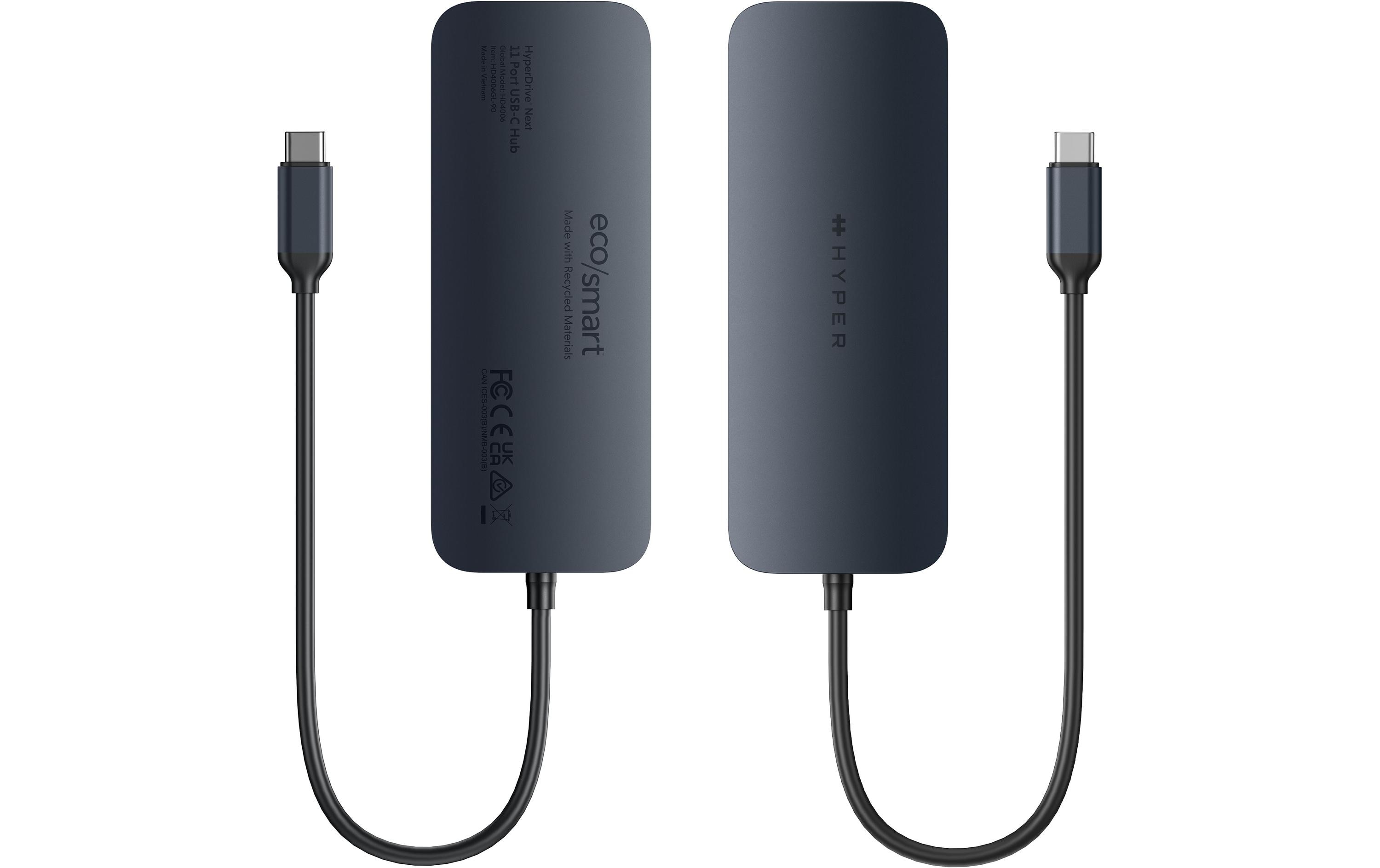 Targus HyperDrive Next 11-in-1 USB-C Dockingstation mit 140 W PD 3.1 und Dual HDMI Mitternachtsblau