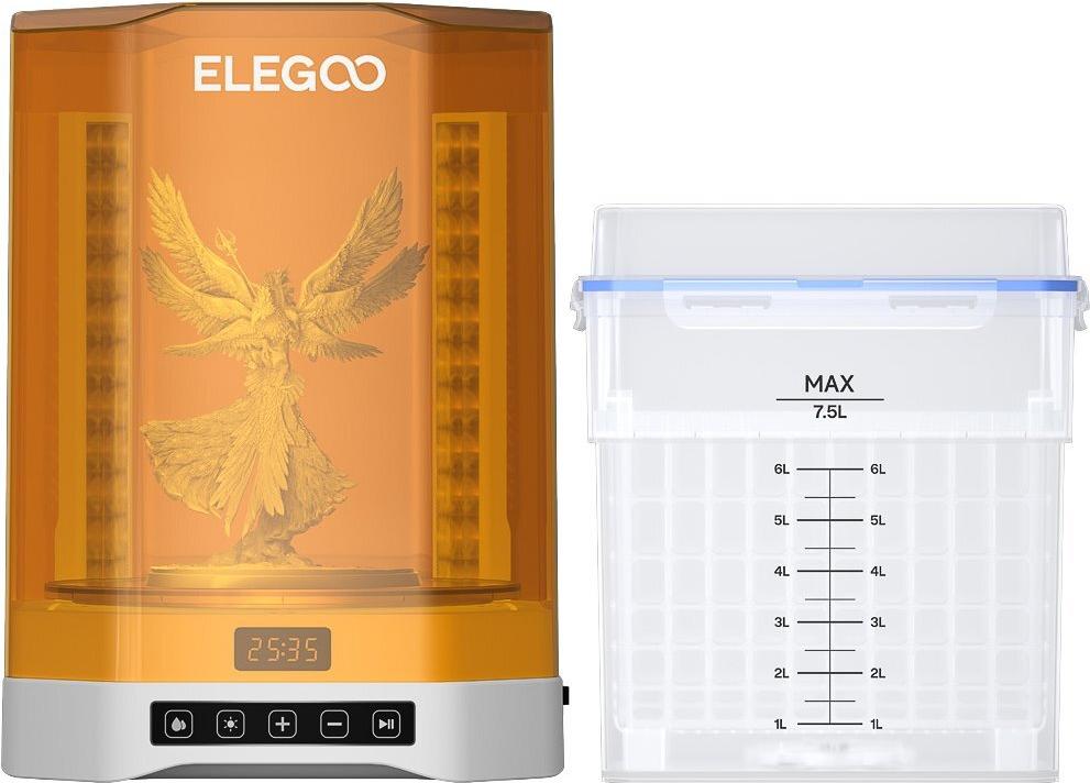 ELEGOO Mercury Plus 3.0 Wash & Cure Station 2-in-1 Waschen Aushärten Resin-3D-Drucker großes Volumen