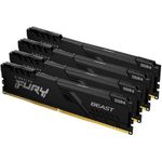 KINGSTON VRAM 128G 3600MH DDR4DIMM Kit4 FURYBeast Blck (KF436C18BBK4/128)