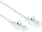 ACT White 2 meter LSZH U/UTP CAT6 datacenter slimline patch cable snagless with RJ45 connectors (DC8902)