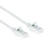 ACT White 2 meter LSZH U/UTP CAT6 datacenter slimline patch cable snagless with RJ45 connectors (DC8902)