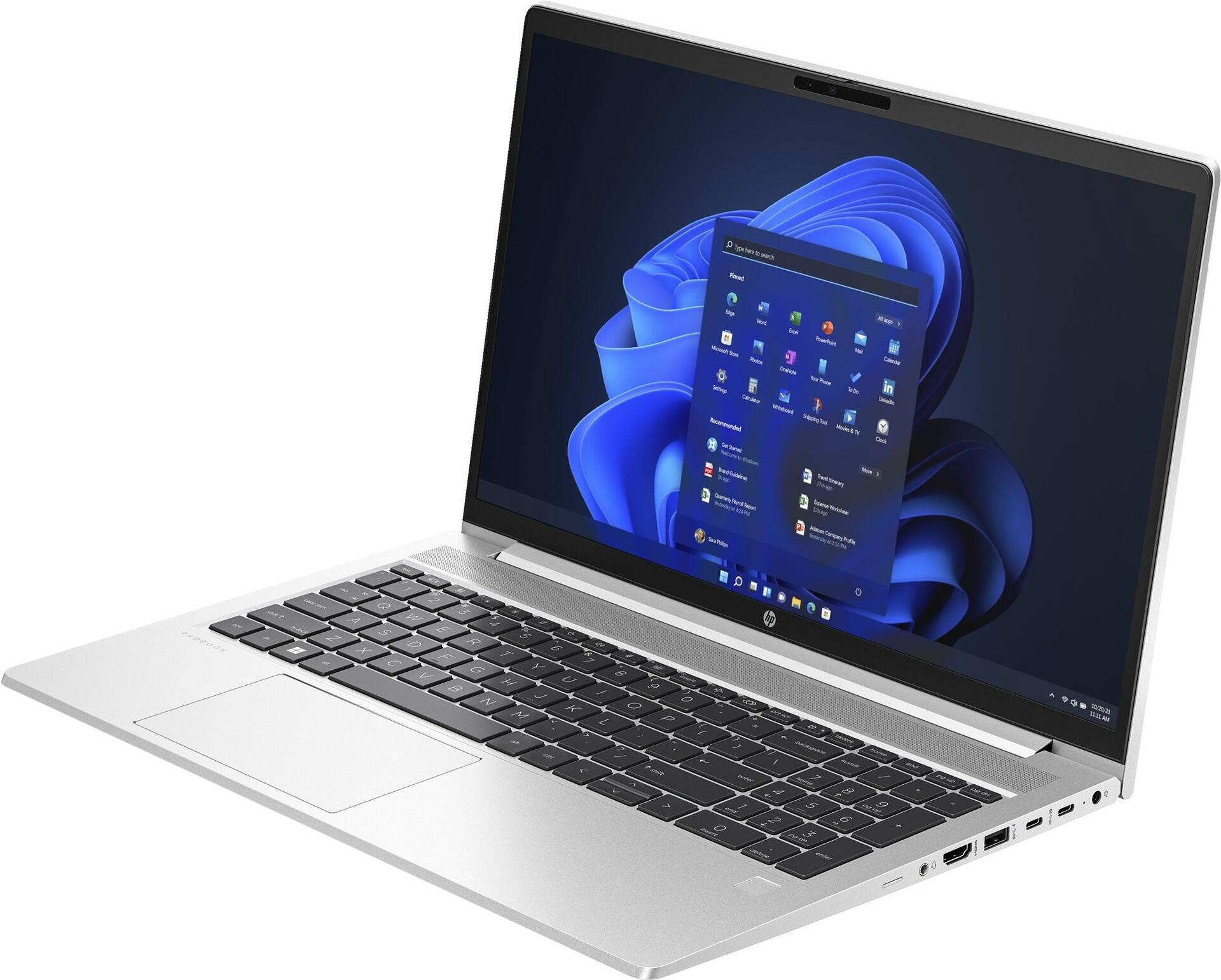 HP ProBook 450 G10 Notebook 15,6" 16 GB RAM 512 GB SSD Pike Silver Aluminium