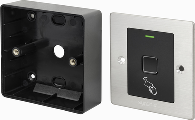 Sygonix SY-6097868 Fingerprint/RFID Zugangssystem Unterputz IP66 12-18V DC