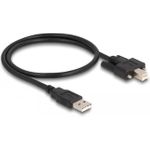 Delock USB-Kabel USB (M) bis USB Typ B (M) schraubbar (87197)