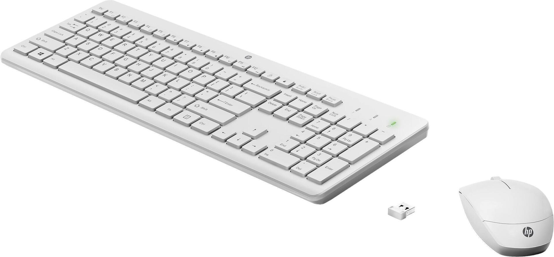 HP 230 2.4 kabellos 3L1F0AA#ABD GHz Tastatur-und-Maus-Set