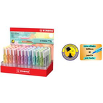 STABILO Textmarker swing cool Pastel, 48er Display Keilspitze, Strichstärke: 1,0 (275/48-8-2)