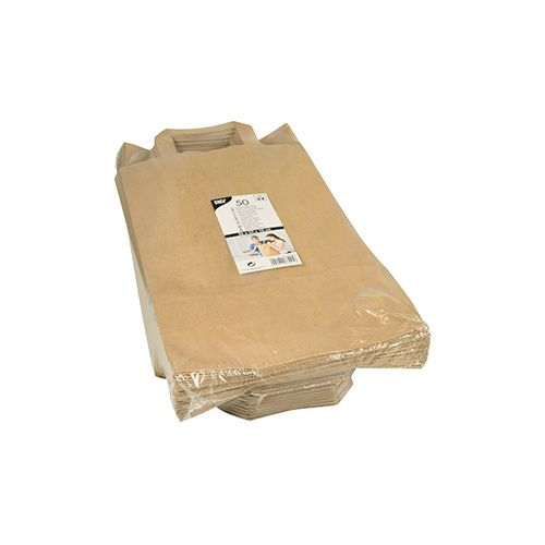PAPSTAR Papier-Tragetasche 86445 360 x 220 x 100 mm 70 g/qm Braun