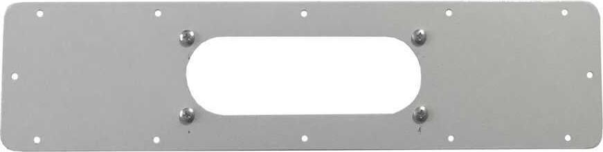 RESISTER Kabeleinlass-Flanschplatte 90RRWVIPKE4 für PRO Schränke 800 mm - Edelstahl