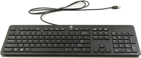 HP 803823-041 Tastatur USB QWERTZ Deutsch Schwarz (803823-041)