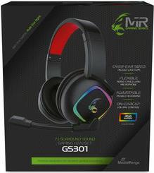 MediaRange MRGS301 Kopfhörer & Headset Kopfband Schwarz - Rot (MRGS301)