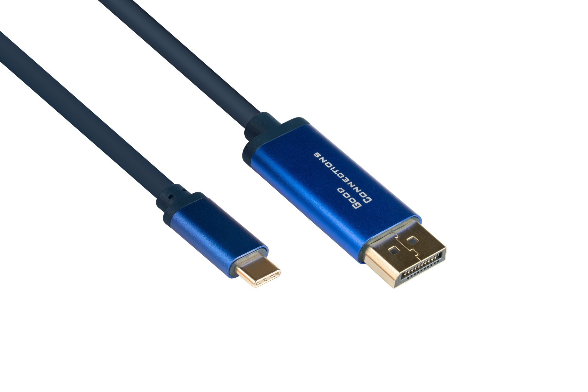 Good Connections USB-C auf DisplayPort Adapterkabel 1,5 m DP 1.2 Blau