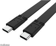 Akasa AK-CBUB60-10BK USB Kabel 1 m USB 3.2 Gen 2x2 USB C Schwarz (AK-CBUB60-10BK)