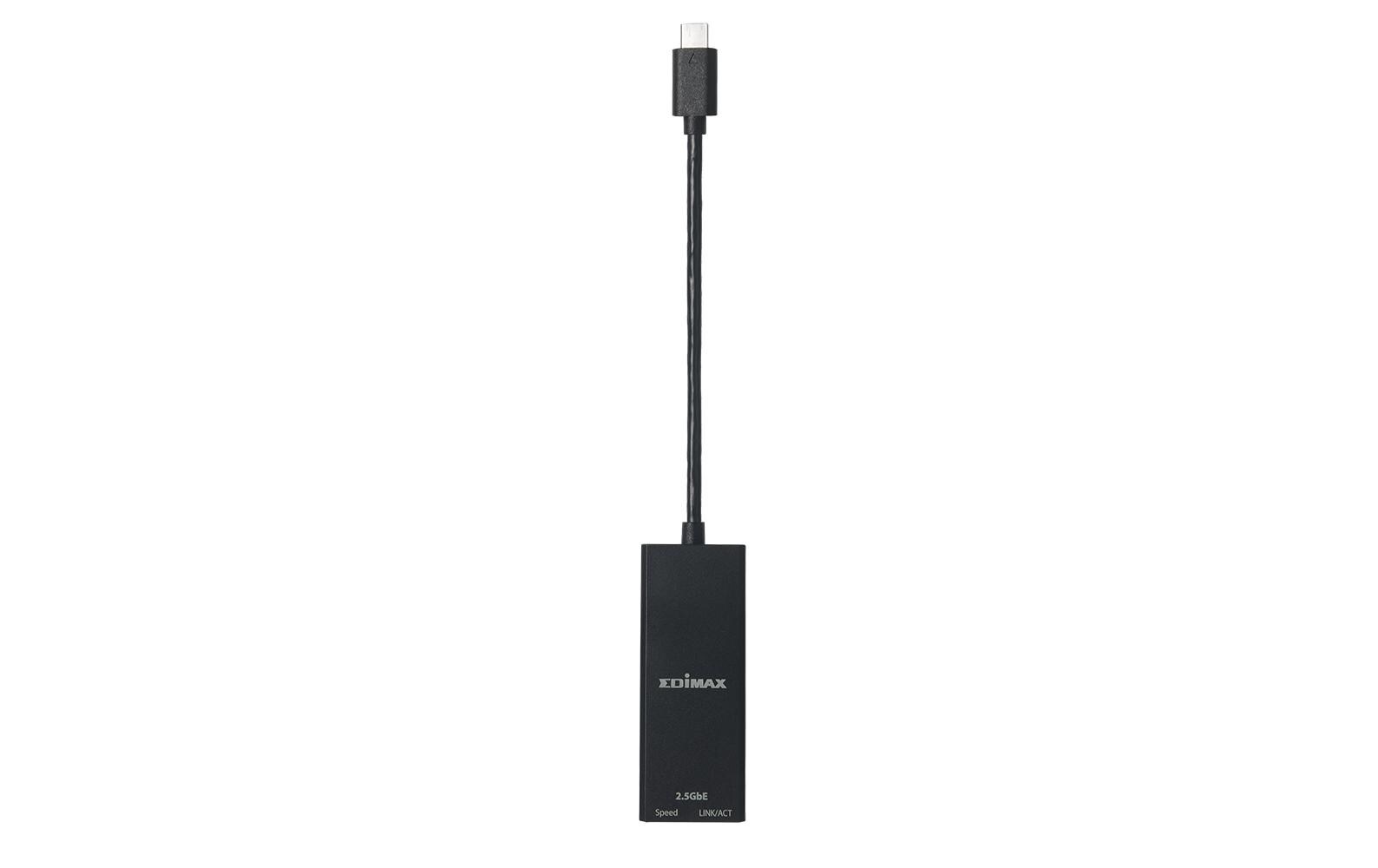 Edimax EU-4307 V2 USB-C 3.1 Netzwerkadapter 2.5 Gbit/s Schwarz