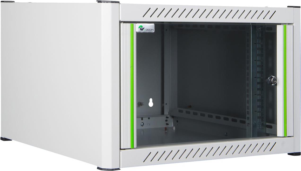 Lanview RWM06U56WH Rack 6U Wandmontiertes Regal Weiß (RWM06U56WH)