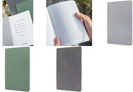 SIGEL Notizbuch RE-UP A5 kariert, grün Softcover 100 Seiten (RU102)