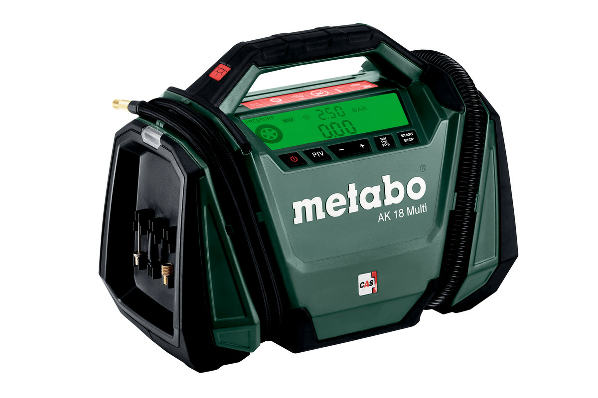 Metabo AK 18 Multi Akku-Kompressor 18 V 16 l/min 11 bar Schwarz, Grün