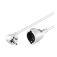 Wentronic Goobay Schutzkontakt Verlängerung, 5 m, Weiß - Typ F (Typ F, CEE 7/7) > Schutzkontaktbuchse (Typ F, CEE 7/4) (93088)