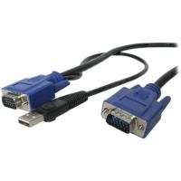 StarTech.com 2-in-1 USB VGA KVM Kabel 2-in-1 (SVECONUS10)