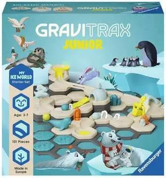 Ravensburger GraviTrax Junior Starter-Set L Ice Spielzeug-Murmelbahn (27060)