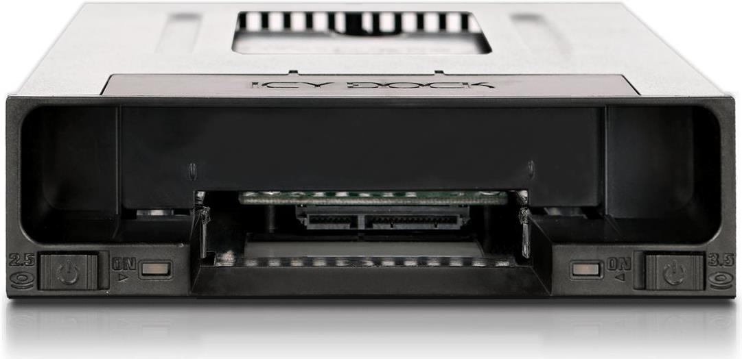 ICY DOCK flexiDOCK MB795SP-B 2.5" 3.5" SATA Gehäuse Schwarz