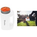 Bradas Manuelle Mini-Sämaschine WHITE LINE, 2 Liter, weiß/anthrazit, aus Kunststoff, komfortabler Handgriff, - 1 Stück (WL-SE101)