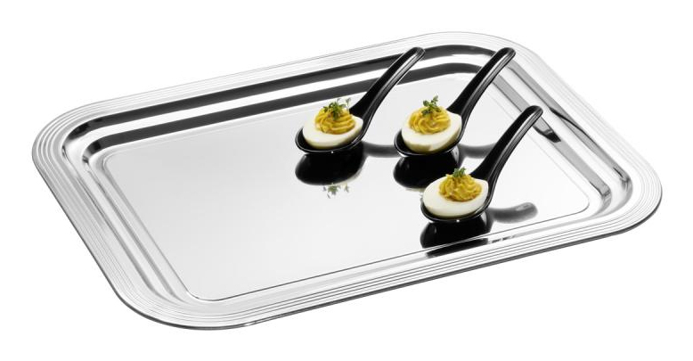 APS Partyplatte CLASSIC 410 x 310 mm, silber