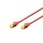 Assmann/Digitus CAT 6A S-FTP PATCH C. LSOH. CU Kabelaufbau: 4 x 2 AWG 26/7, Twisted Pair,Farbe: rot,Länge: 5 m,Belegung: 1:1,Mantel: LSOH (DK-1644-A-050/R)