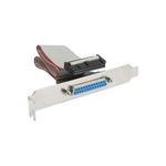 InLine® Slotblech Parallel mit 25pol Sub D Buchse an 26-pol Buchsenleiste 0,5m (33225A)