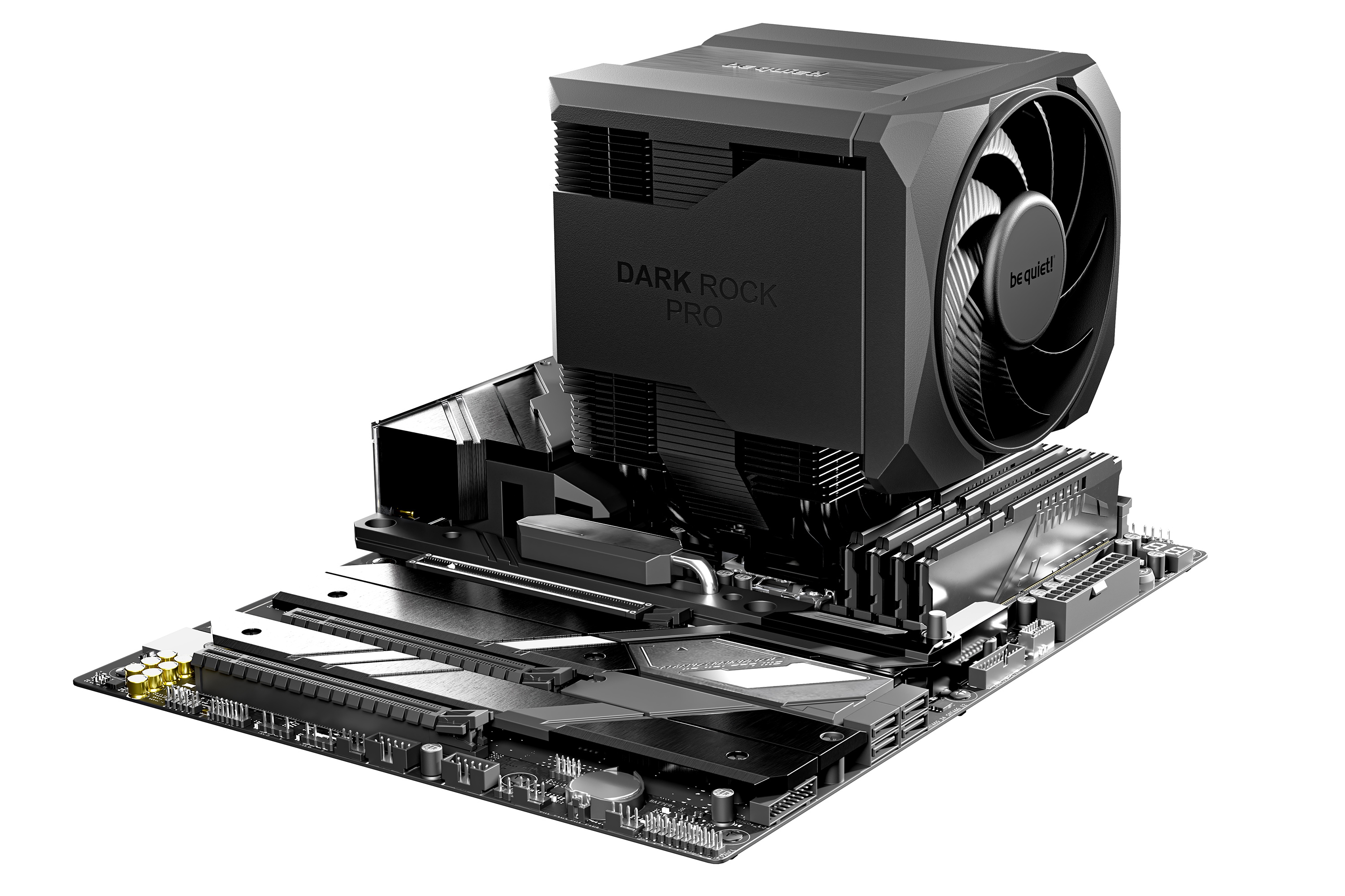 be quiet! Dark Rock Pro 6 CPU-Kühler 2 Lüfter TDP 300W Schwarz