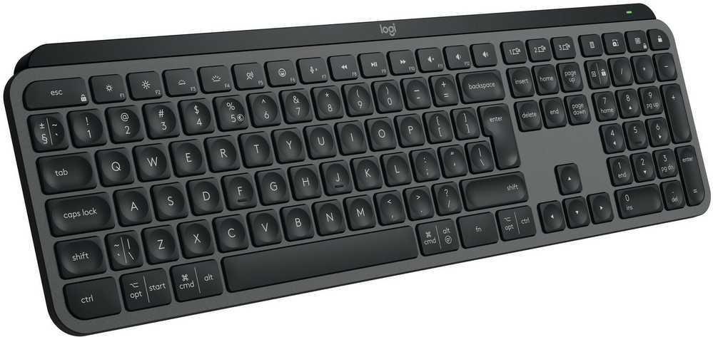 Logitech MX Keys S Kabellose Tastatur Bluetooth LE US-Englisch Graphite